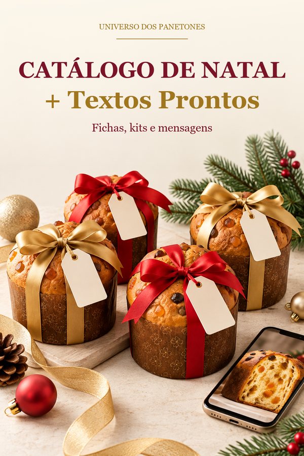 Catálogo de Natal e Textos Prontos