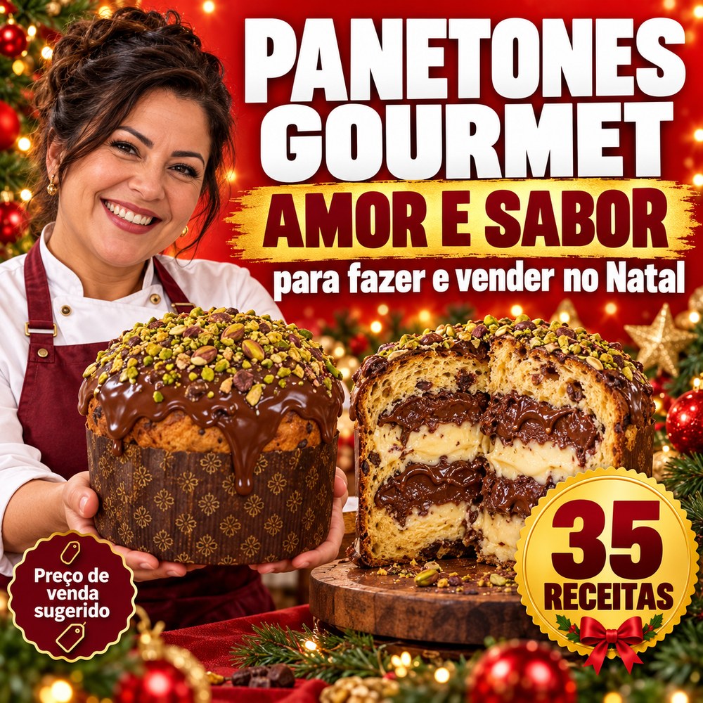 Coleção Amor e Sabor: panetones para comer e vender