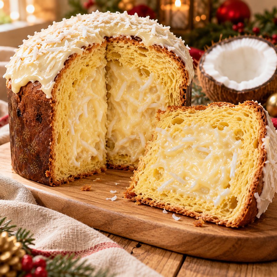 Panetone de cocada
